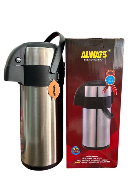 Termos Always, paslanmayan polad, gümüşü, 3500 ml — Bakı