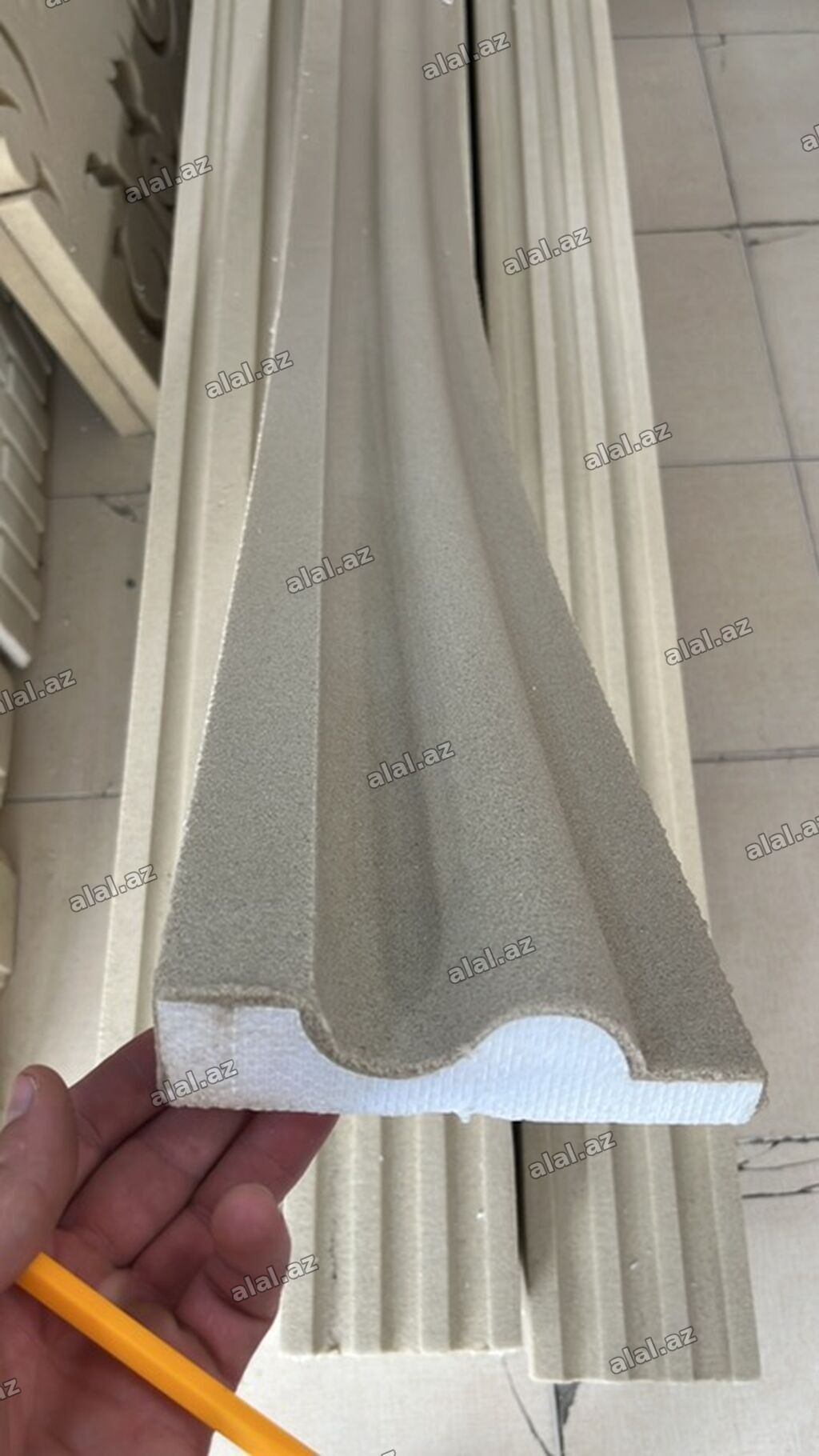 Fasad üçün hazır dekorativ profillər və karnizlər - Material: EPS — Təmir və inşaat, Xırdalan (3)