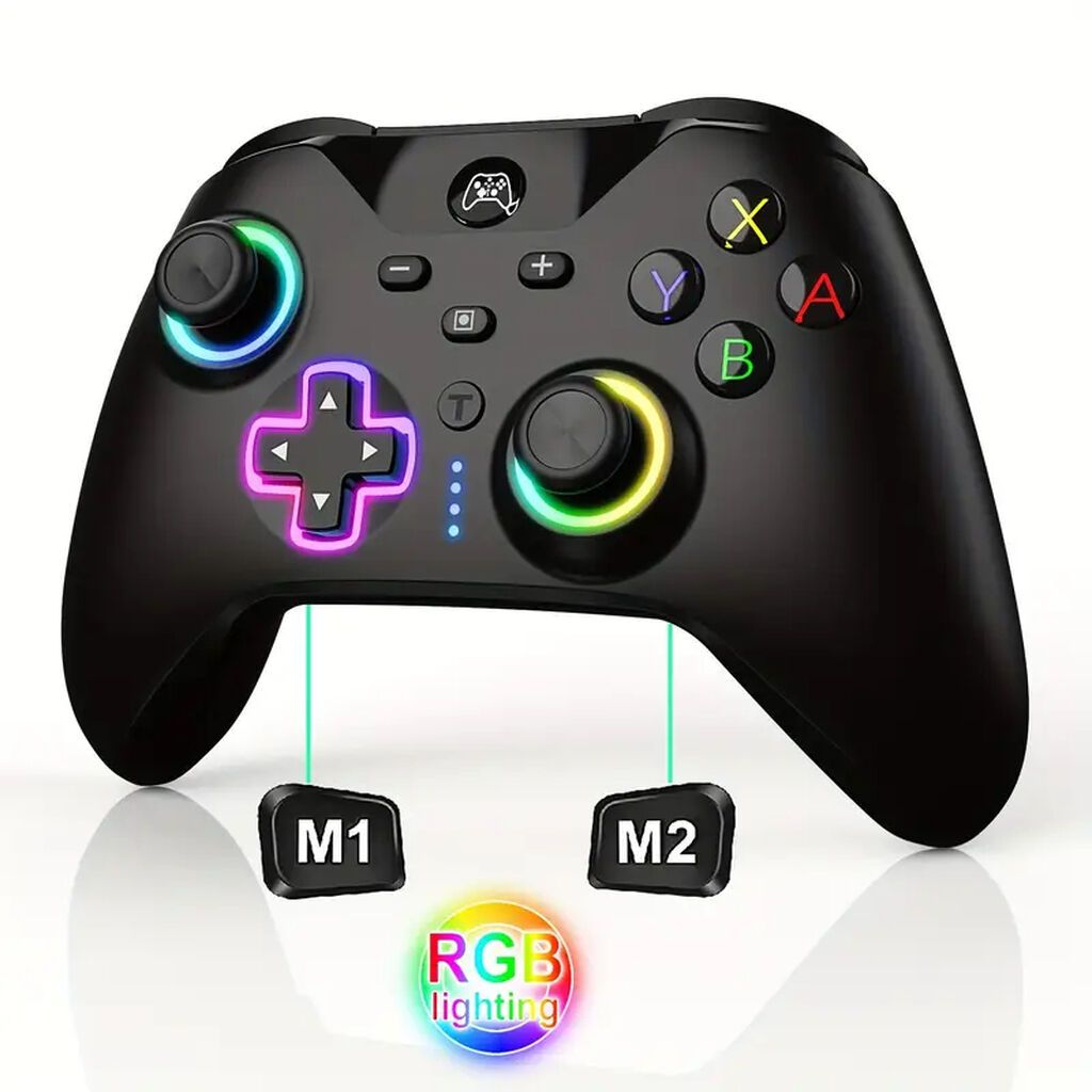 RGB işıqlanmalı universal oyun idarəetmə pultu - Uyğunluq: Nintendo — Aksesuarlar, Bakı (4)