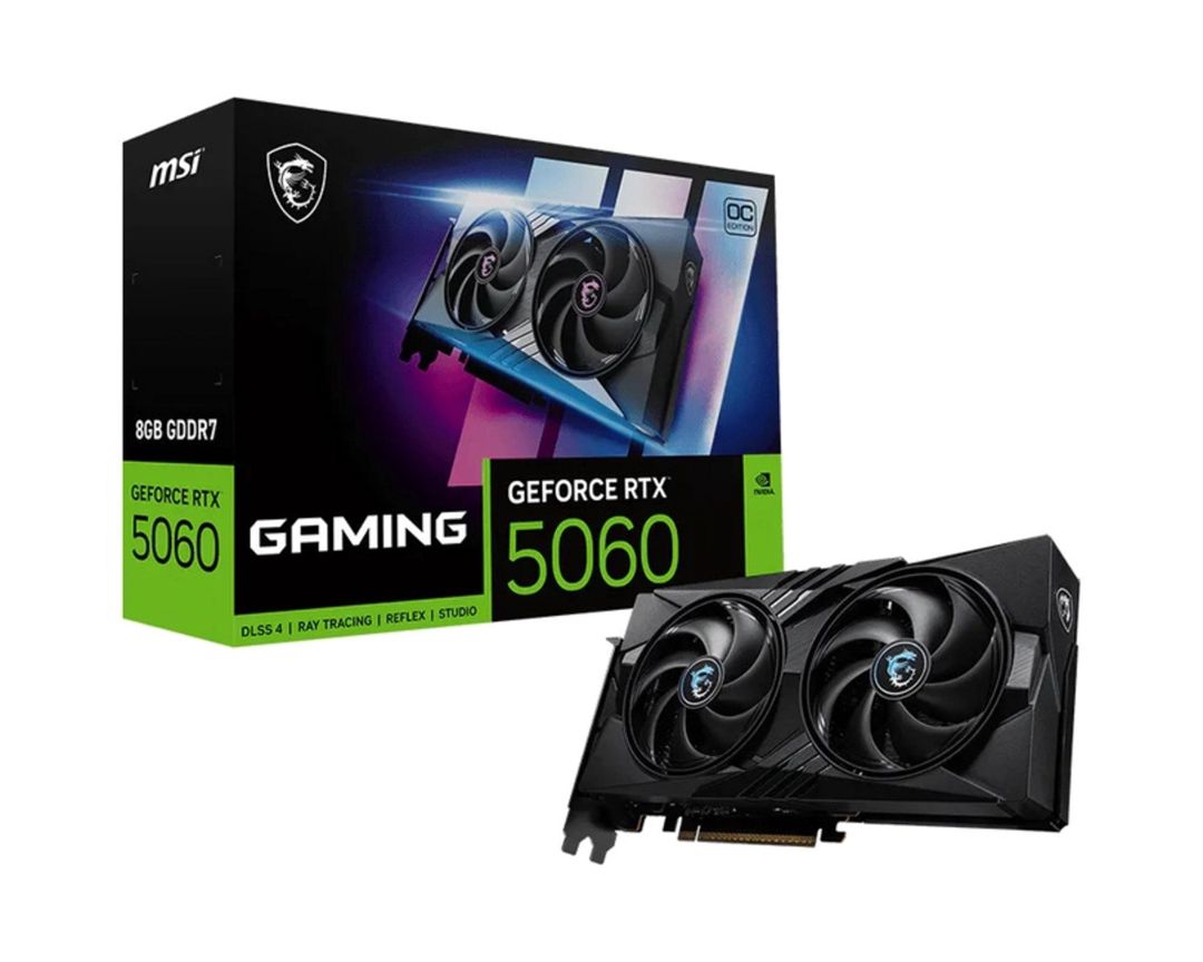 Video kart Msi Gaming RTX 5060 8GB — Kompüterlər və noutbuklar, Bakı (2)