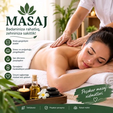 Relaks masaj, Qadınlar üçün — Bakı