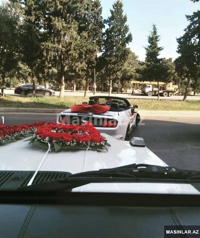 Ford Cabriolet Mustang Toy maşını, 2019 il — Minik avtomobili icarəsi, Bakı (5)