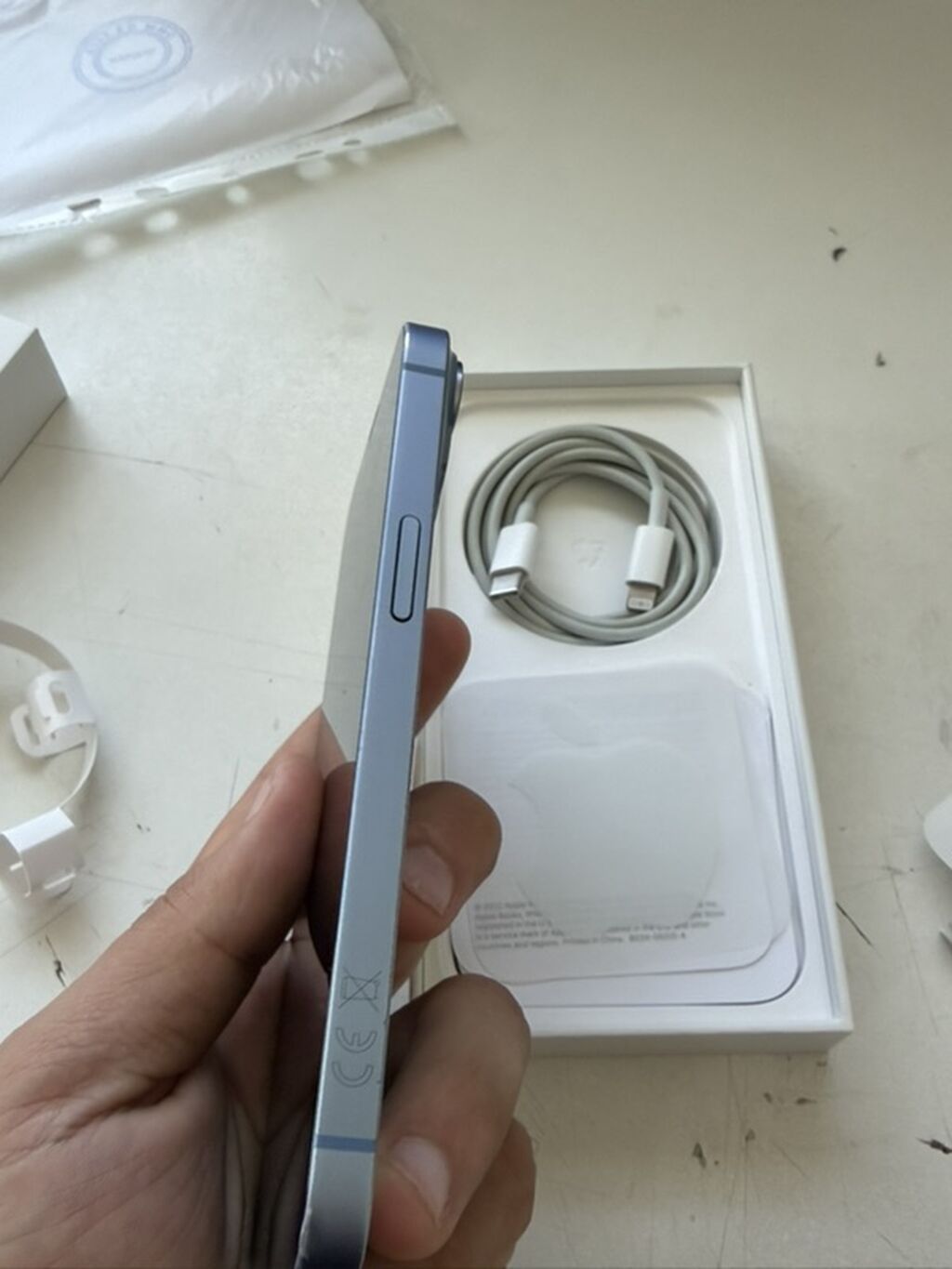IPhone 14, 128 GB, Mavi, Face ID, Sənədlərlə — Apple iPhone, Masazır (7)
