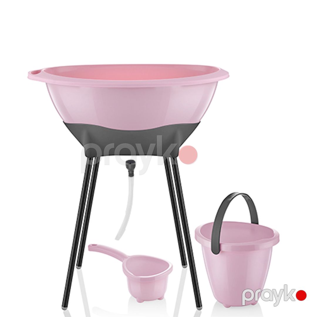Uşaq üçün vanna dəsti Babyjem, çəhrayı, 3 parça — Mallar, Bakı (3)