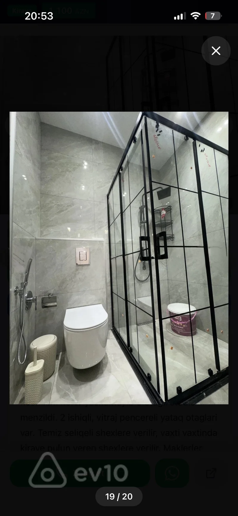 3 otaqlı mənzil, 80 m², 20 yanvar — kirayə — Mənzil, Bakı (10)