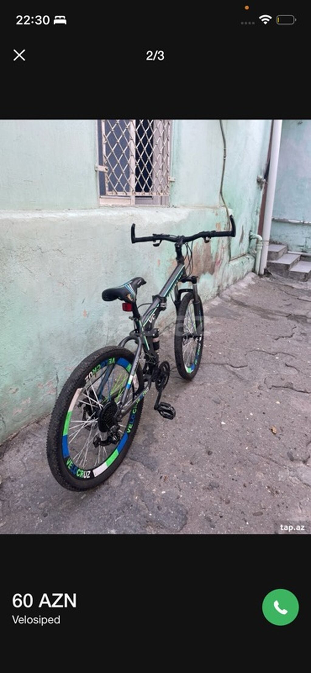 Velosiped – Velocruz şəhər/dağ tipli model - Qatlanabilən (folding) — Dağ velosipedləri, Bakı (2)
