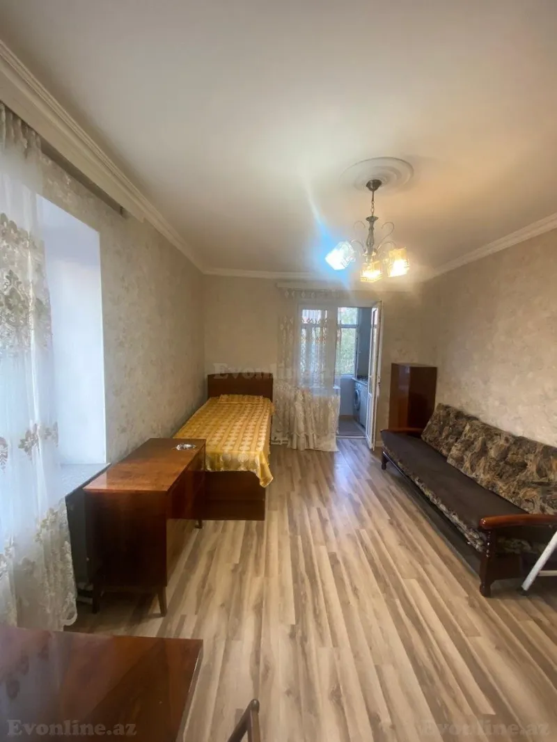 Satılır 1 otaqlı Mənzil Köhnə tikili 38 m² Bakı, Xətai r., Həzi Aslanov m., Həzi Aslanov — Mənzil, Bakı (4)
