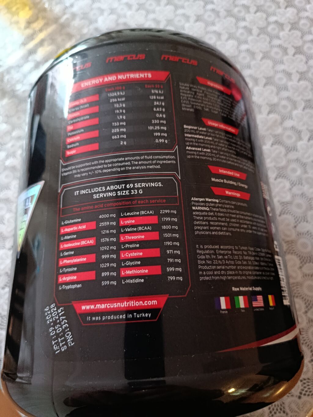 Protein Çəki: 2001 - 2500 g, Yeni — İdman qidası və əlavələr, Bakı (2)