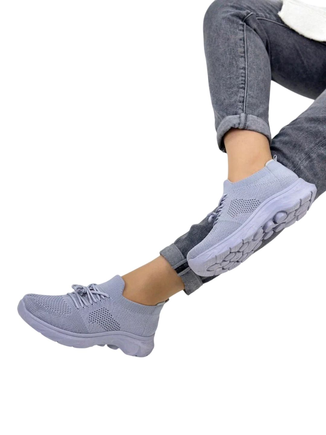 Qadınlar üçün sliponlar w-558-4, boz, parça, ölçü 37 — Mallar, Bakı