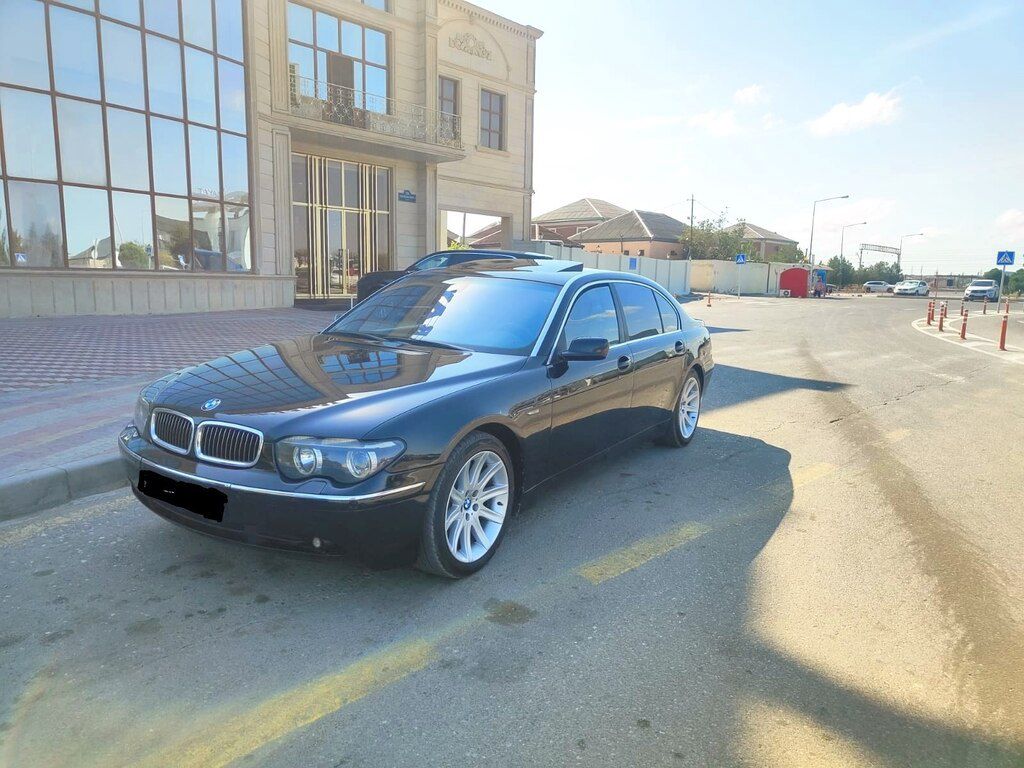 BMW 745, 4.4 L, 2003 il, 226 000 km — Avtomobillər, Bakı (3)