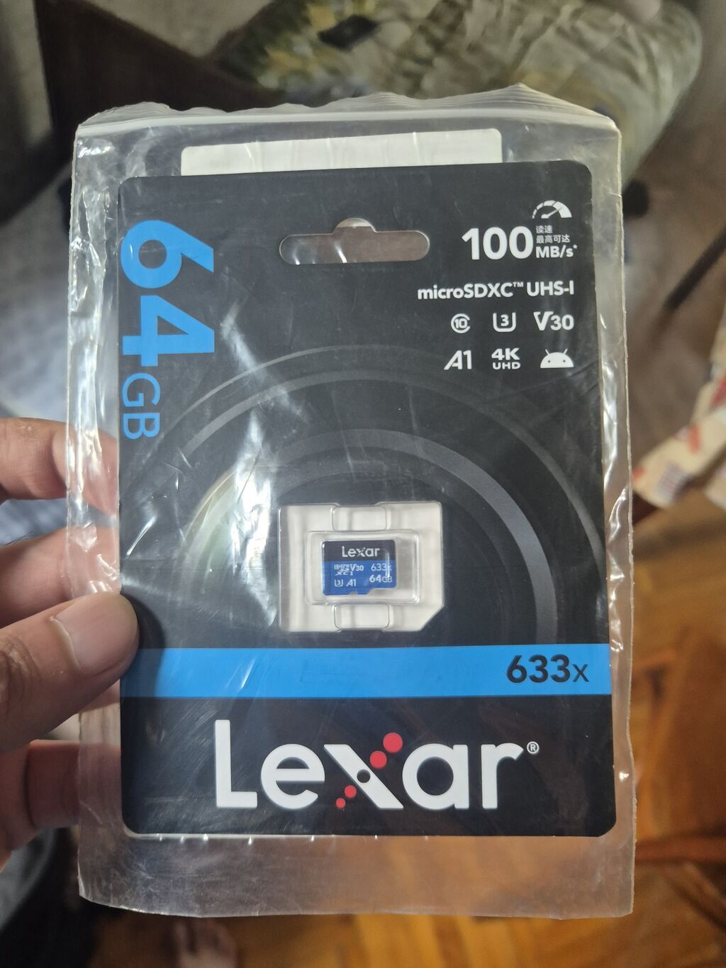 Lexar 800×pro kartlar 64gb v30 -55azn 32 gb - 35 azn sd kart mikro — Yaddaş kartları, Bakı (2)