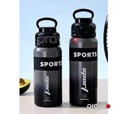 Termos 7350, paslanmayan polad, qara, 600 ml — Bakı
