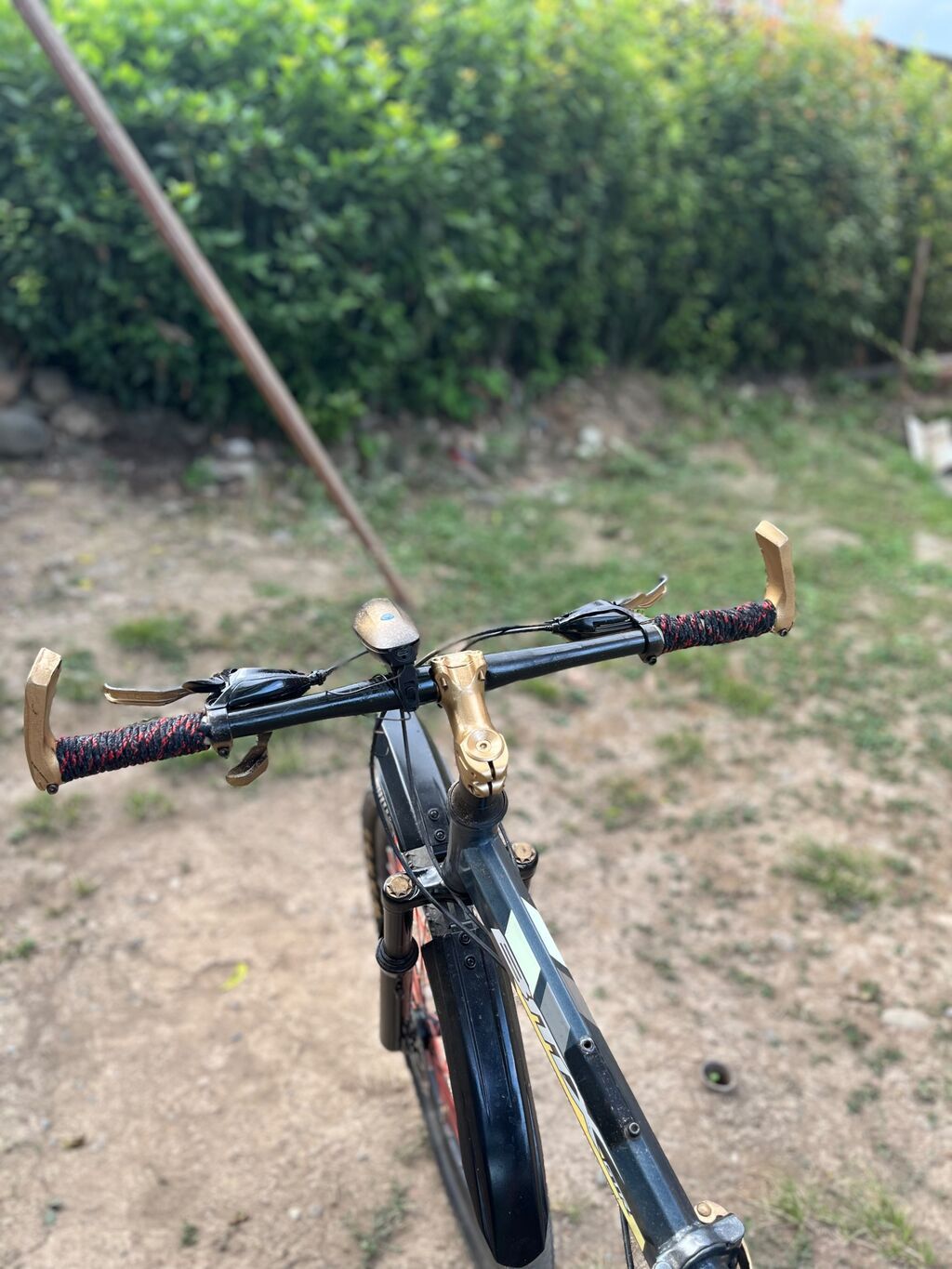 BMX stili velosiped - Rəng: qara narıncı detallarla - Çərçivə: BMX — BMX, Masallı (3)