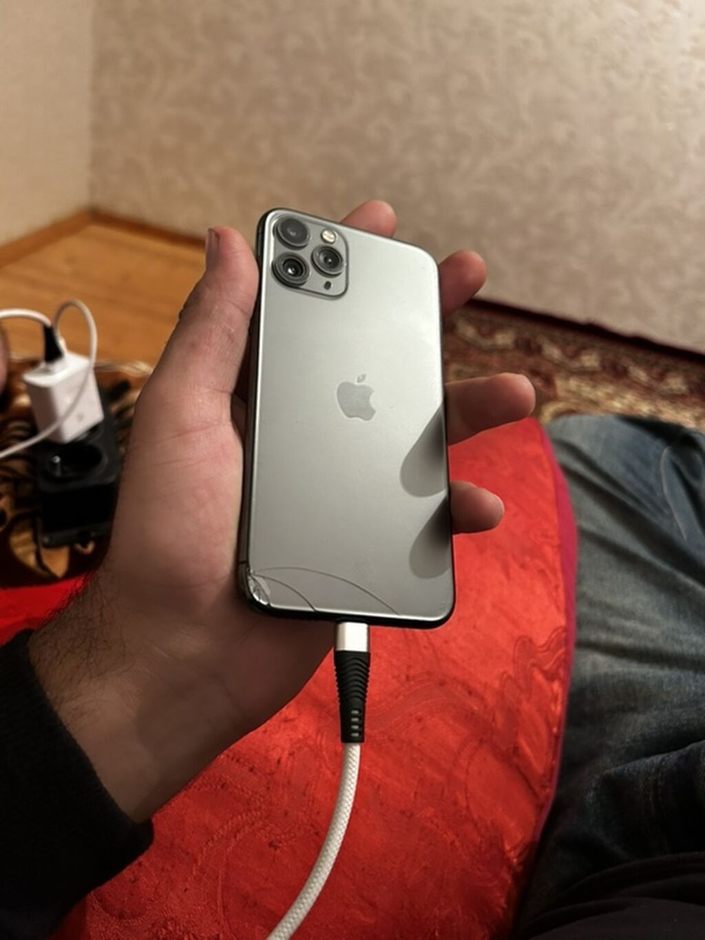 IPhone 11 Pro, Gümüşü, Face ID — Apple iPhone, Xırdalan (2)