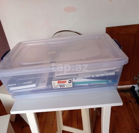 Domus Plastik Clear Box – 40 L - Həcmi: 40 litr - Material: şəffaf — Masazır