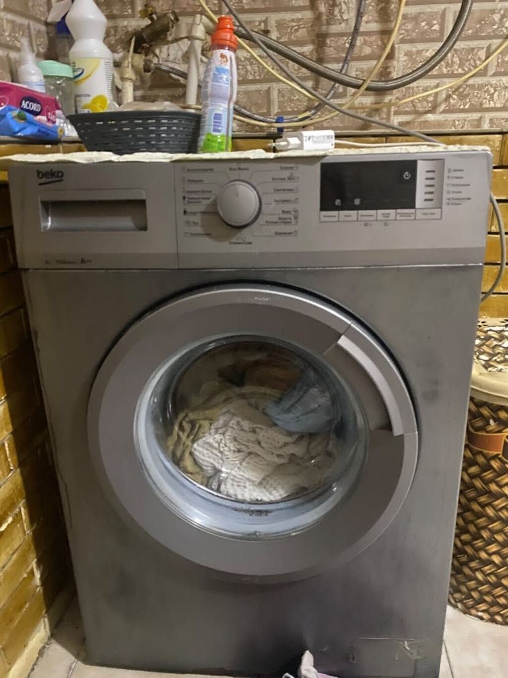 Paltaryuyan maşın Beko, 6 kq, İşlənmiş, Avtomat, Qurutmasız, Kredit yoxdur, Ünvandan götürmə — Çamaşır maşınları, Bakı