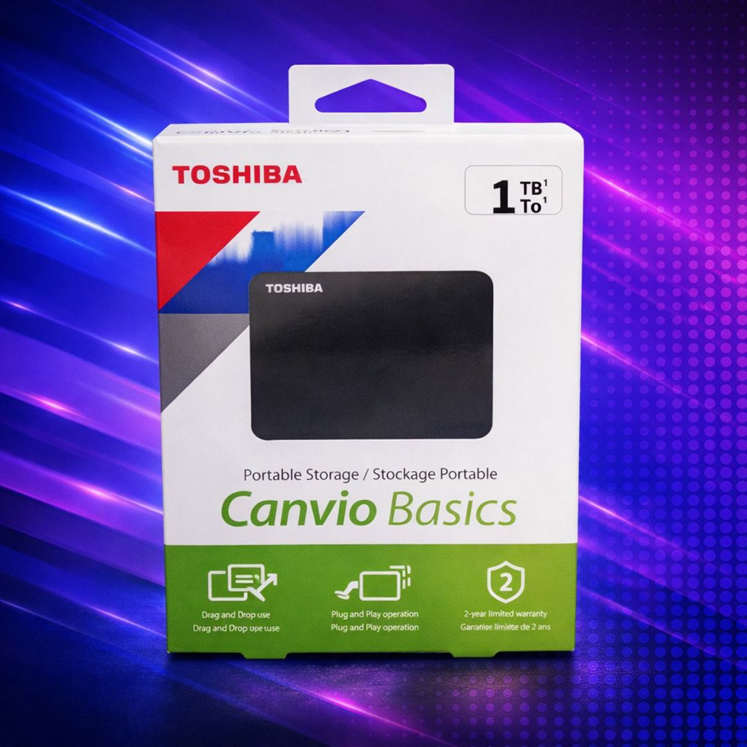HDD External Toshiba Canivo 1TB — Kompüterlər və noutbuklar, Bakı