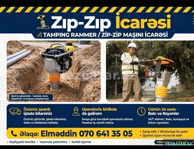Torpaq kipləyici zıp zıp — Avto, Bakı (2)