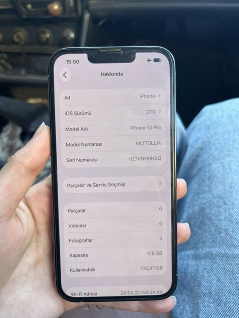 IPhone 13 Pro, 128 GB, Gümüşü, Qırıq — Bakı