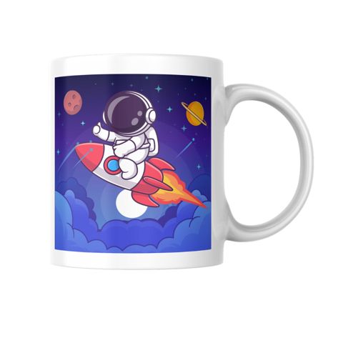 Fincan Astronaut A0102, keramika, 325 ml — Bakı