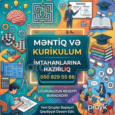 Məntiqi və Kurikulum imtahanlarına hazırlıq — Bakı