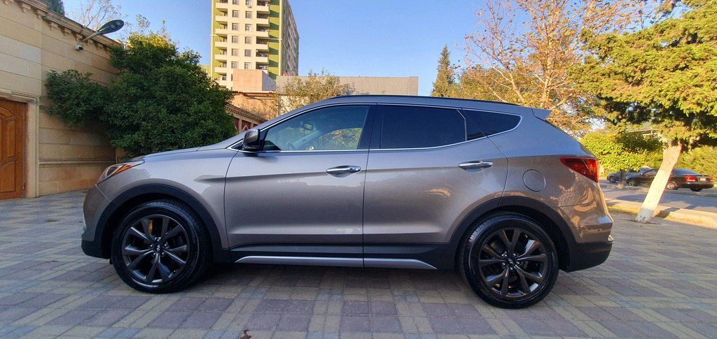 Hyundai Santa Fe, 2.0 L, 2017 il, 88 600 km 77-UX-920 — Avtomobillər, Bakı (3)