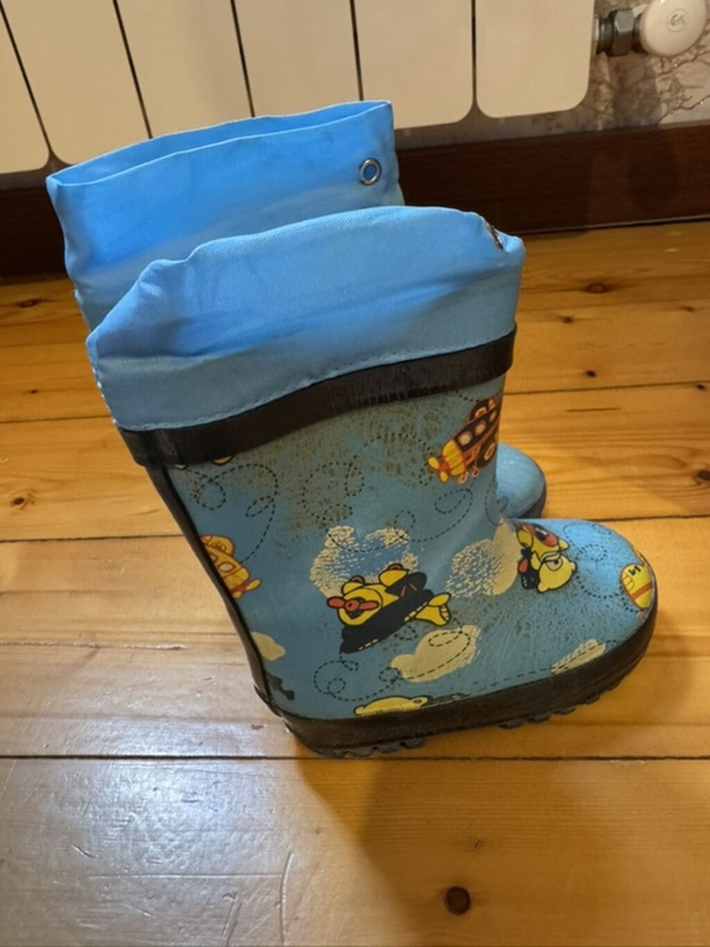 Uşaq rezin çəkmələri yagiw ucun - Rəng: açıq mavi - Material: suya — Uşaq ayakkabısı, Bakı (3)