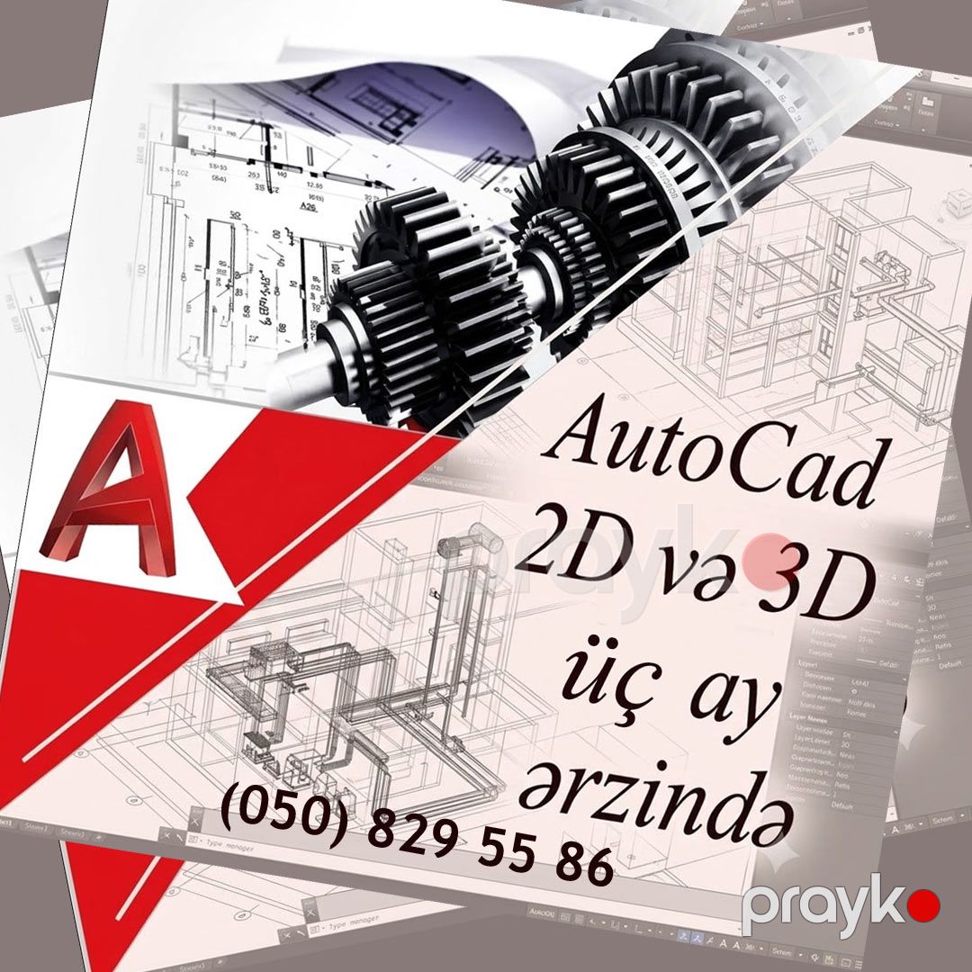 Autocad 2D 3D ilə Dizayn və Layihələndirmə Öyrən — Kompüter kursları, Bakı (2)