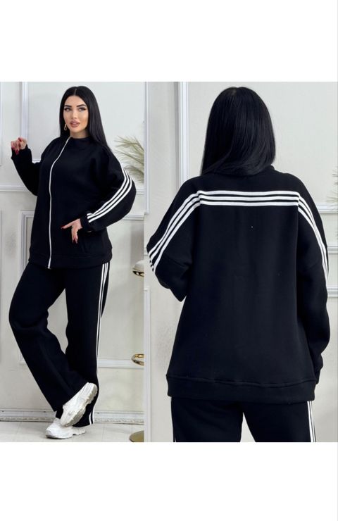 Qadın idman dəsti, qara, pambıq, ölçü One size — Bakı