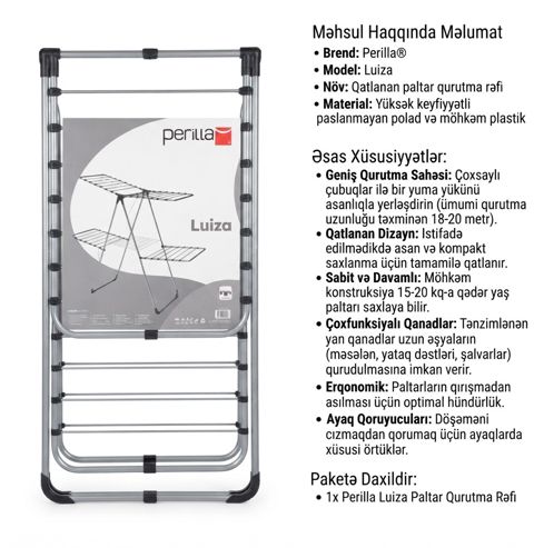 Paltar qurutma rəfi Perilla Luiza — Bakı