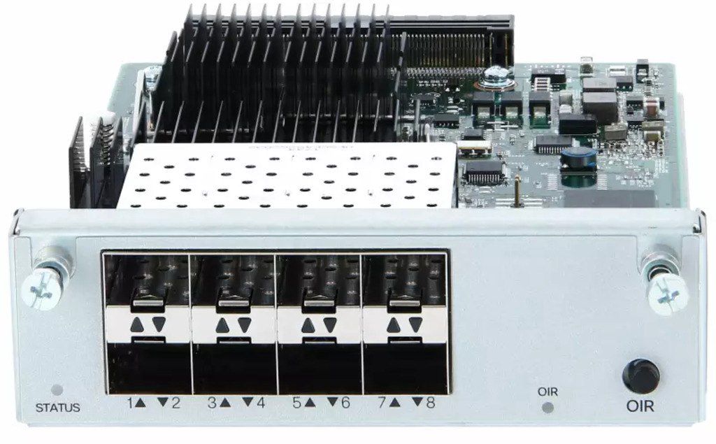 Cisco C4KX-NM 8 port SFP uplink module C4KX-NM-8SFP+ — Şəbəkə və server avadanlığı, Bakı