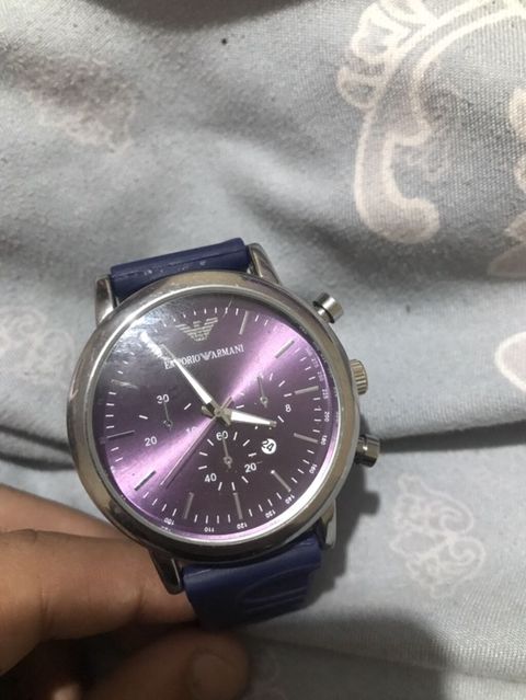 Yeni, Qol saatı, Emporio Armani, rəng - Bənövşəyi — Bakı