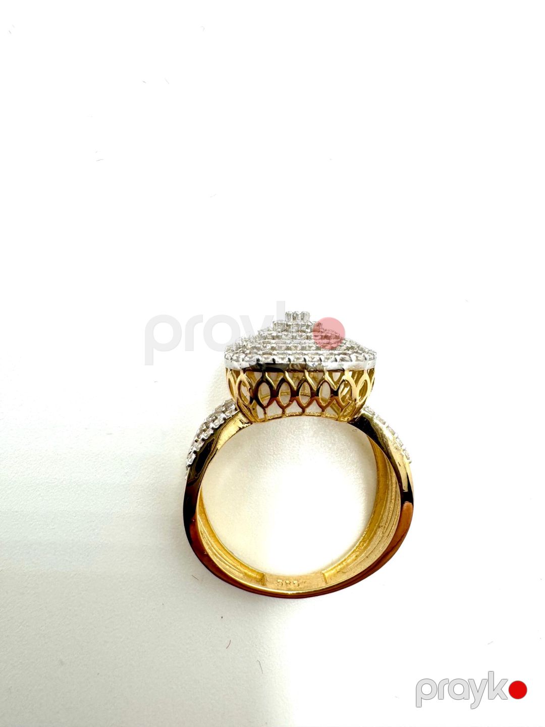 Qadınlar üçün üzük 10226, qızıl 585 əyar VJ600946 — Mallar, Bakı (2)