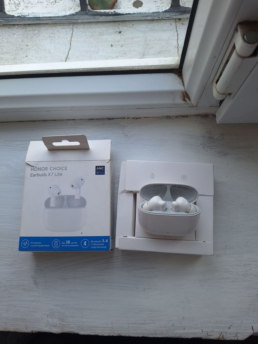 İşlənmiş Simsiz (Bluetooth) Qulaqcıqlar, Honor, rəng - Ağ — Qulaqcıqlar, Gəncə (3)