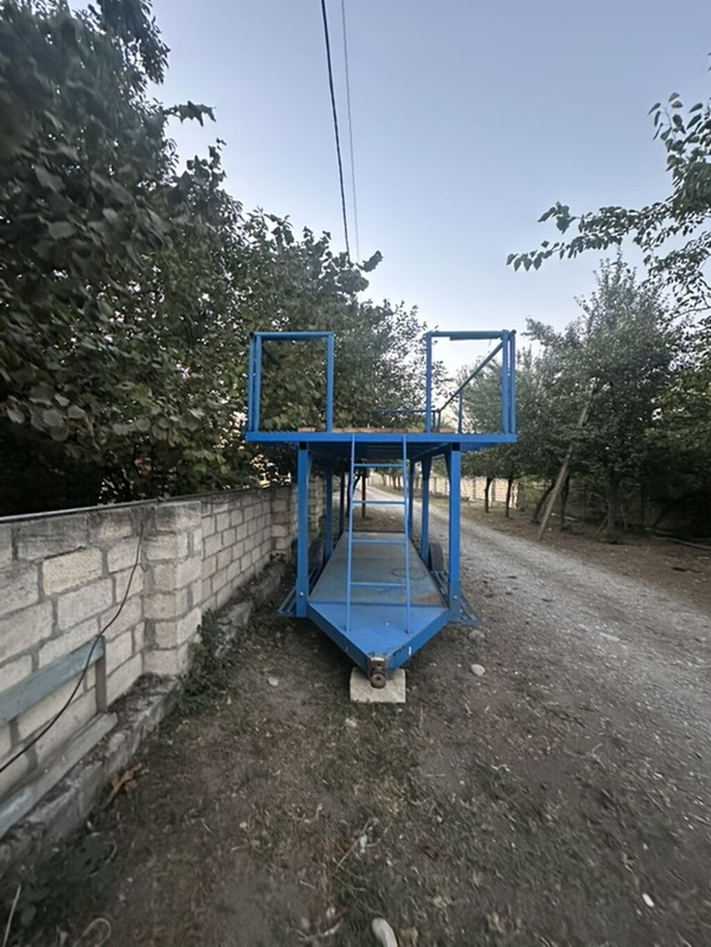 İki mərtəbəli metal qoşqu/platforma - Konstruksiya: Tamamən metal — Qoşqular, Qusar (3)