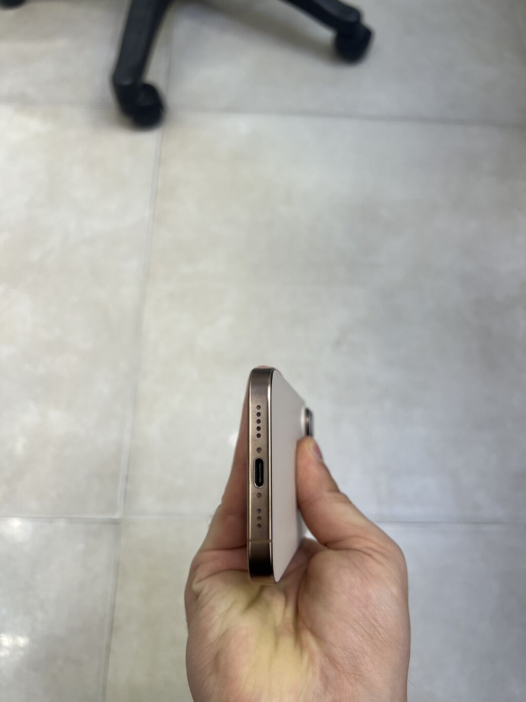IPhone 16 Pro, 128 GB, Desert Titanium, Barmaq izi, Simsiz şarj, Face ID — Apple iPhone, Bakı (5)