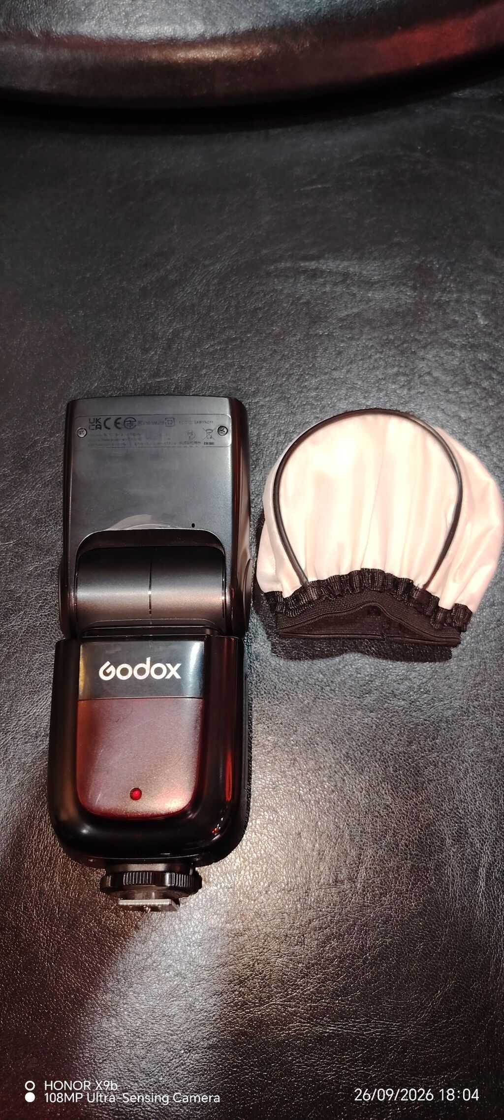 Godox V850 III portativ fotoaparat flaşı + diffuzor aksesuarı — İşıq avadanlığı və aksesuarlar, Xırdalan (2)