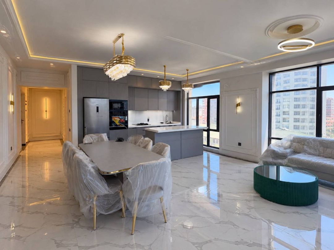 İcarəyə verilir 4 otaqlı yeni tikili 140 m² — Mənzil, Bakı (3)