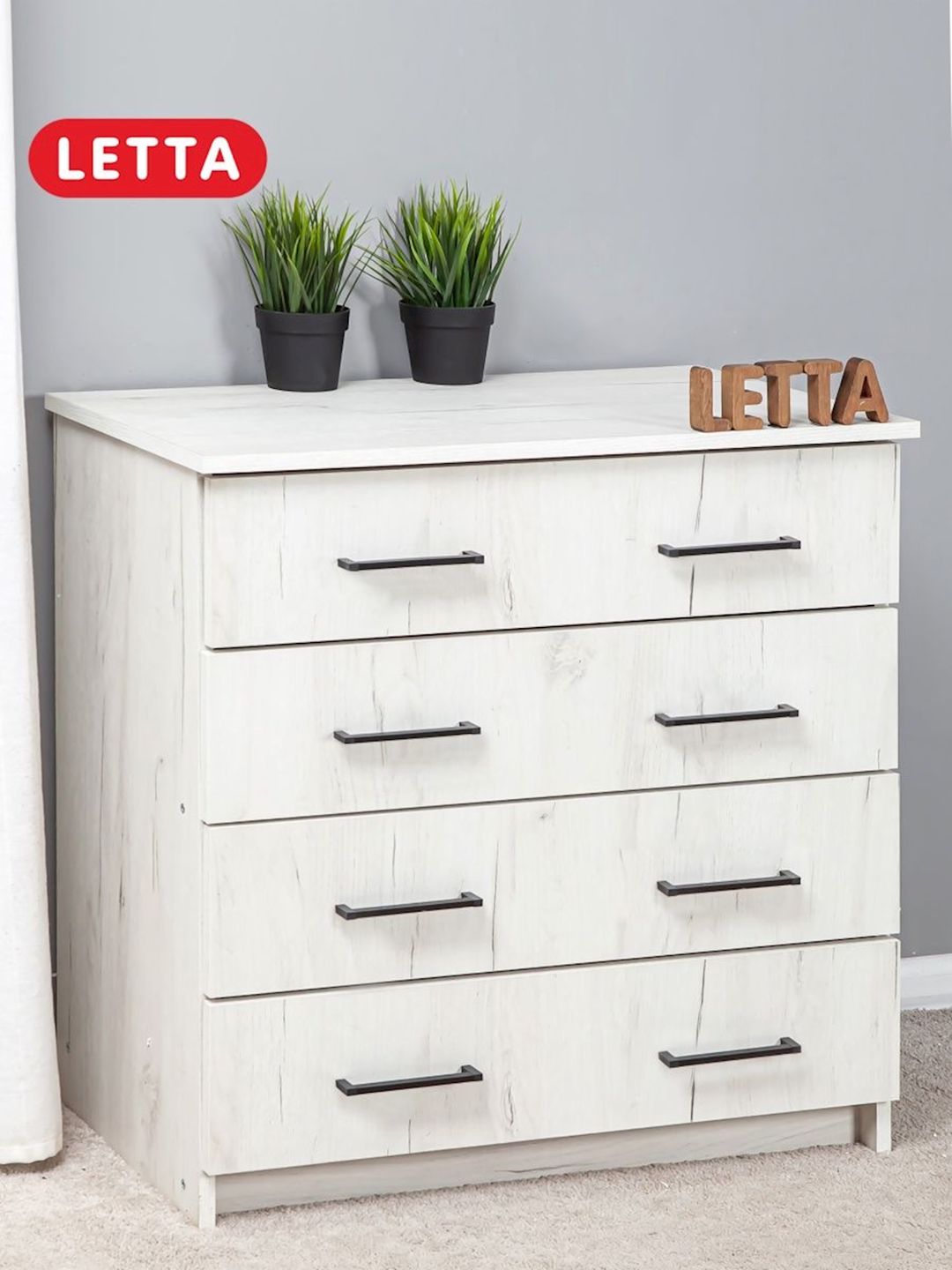 Tumba Letta, Ldsp, ağ, 72х40х75 sm — Mallar, Bakı (2)