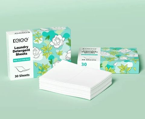 Yuyucu toz vərəqləri Kelee White Tea & Cedar Wood, 30 əd — Bakı