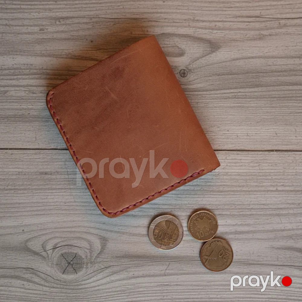 Pul kisəsi Fabrika1972, qəhvəyi, dəri, 10.5x9.5 sm — Mallar, Bakı (3)