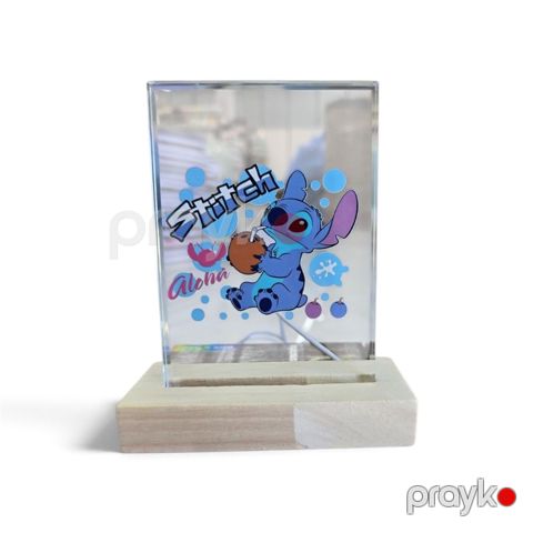 Dekorativ lampa Stitch, rəngbərəng — Bakı