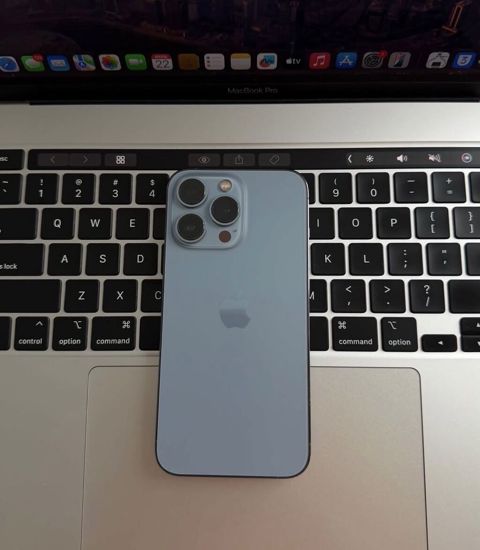 IPhone 13 Pro, 128 GB, Sierra Blue, Zəmanət, Simsiz şarj, Face ID — Bakı