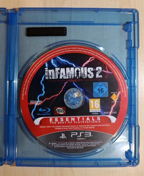 PS3 üçün İnfamous 2 oyun diski — Bakı