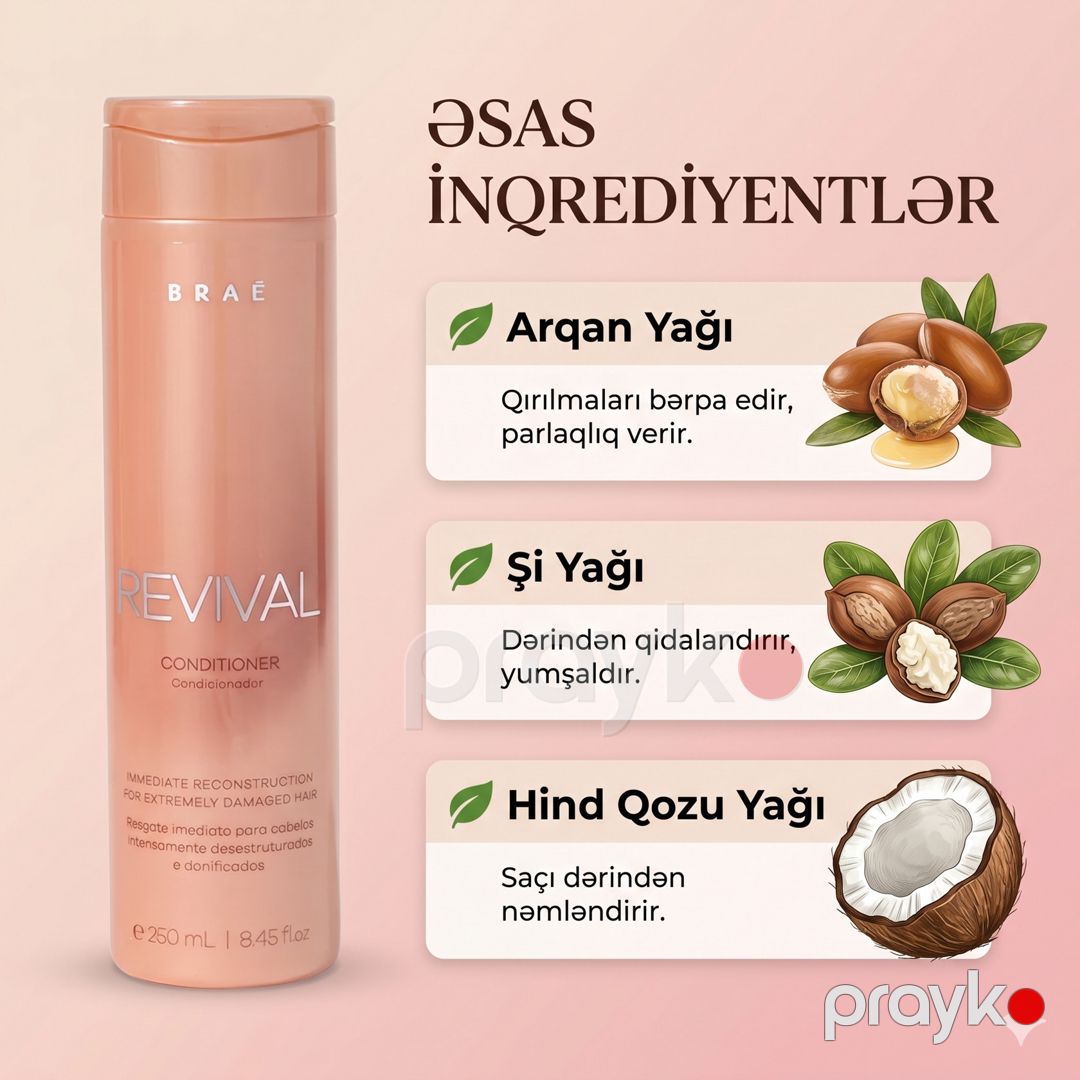 Bra Revival Reconstructor Conditioner 250ml — Mallar, Bakı (2)