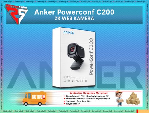 Web kamera Anker PowerConf C200 2K — Bakı