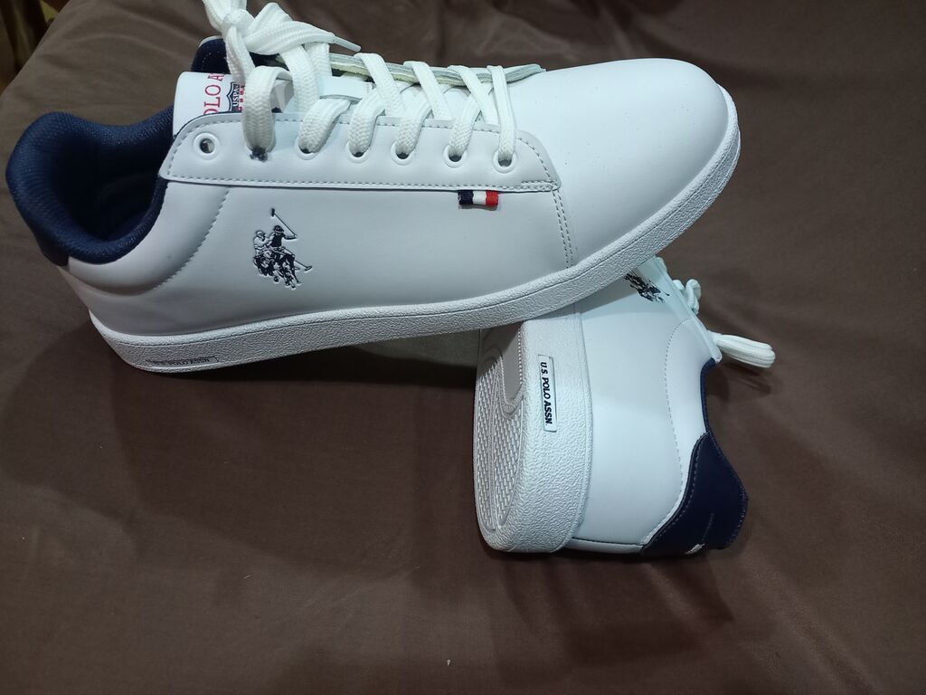 U.S. Polo Assn. ağ uniseks krossovkalar yenidir türkiyədən gəlib — Krosovka, Bakı (3)