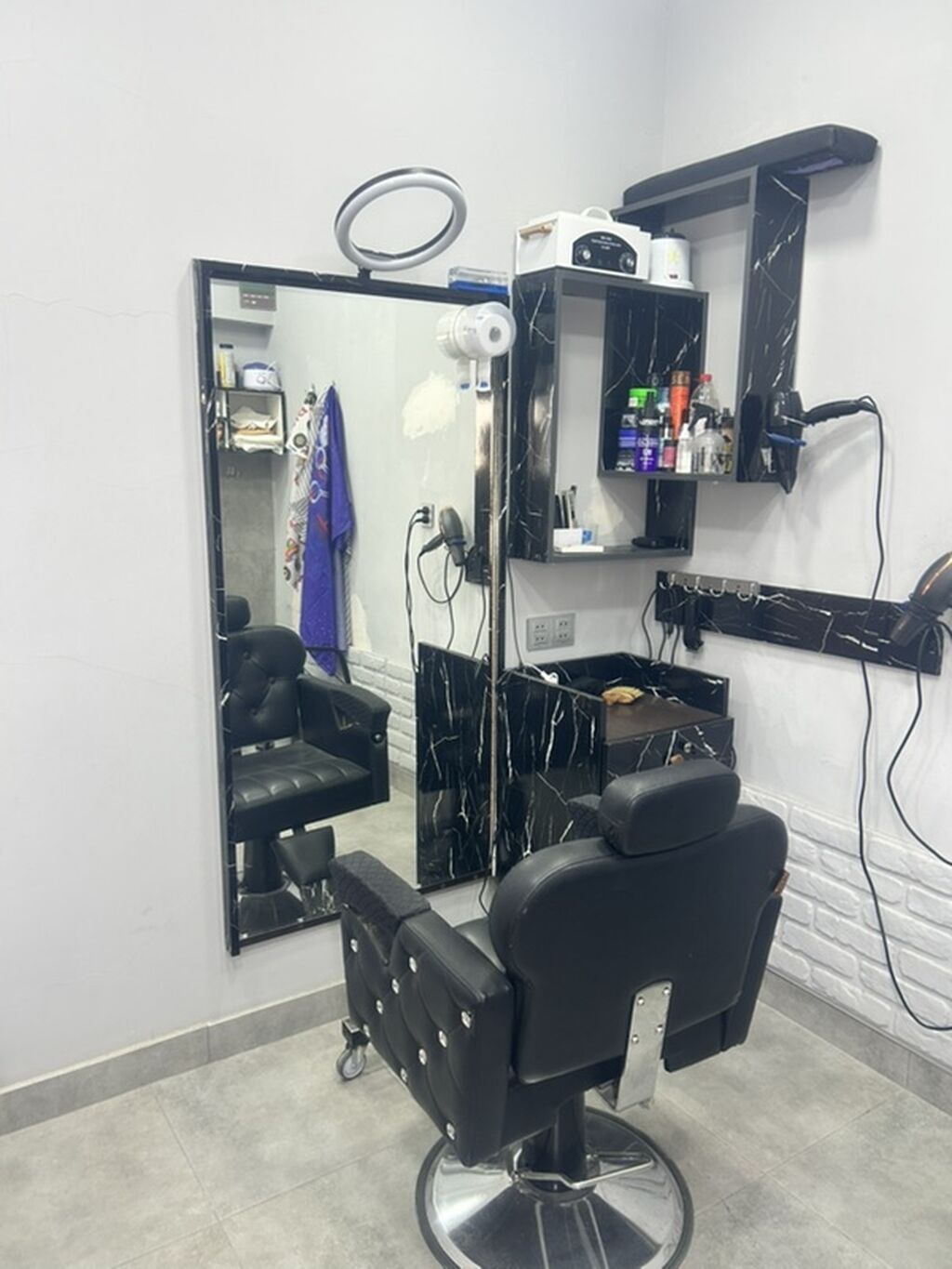 Bərbər/yaxud kişi salonu üçün tam işlək iş yeri dəsti Tərkib — Salon mebeli, Mehdiabad (7)