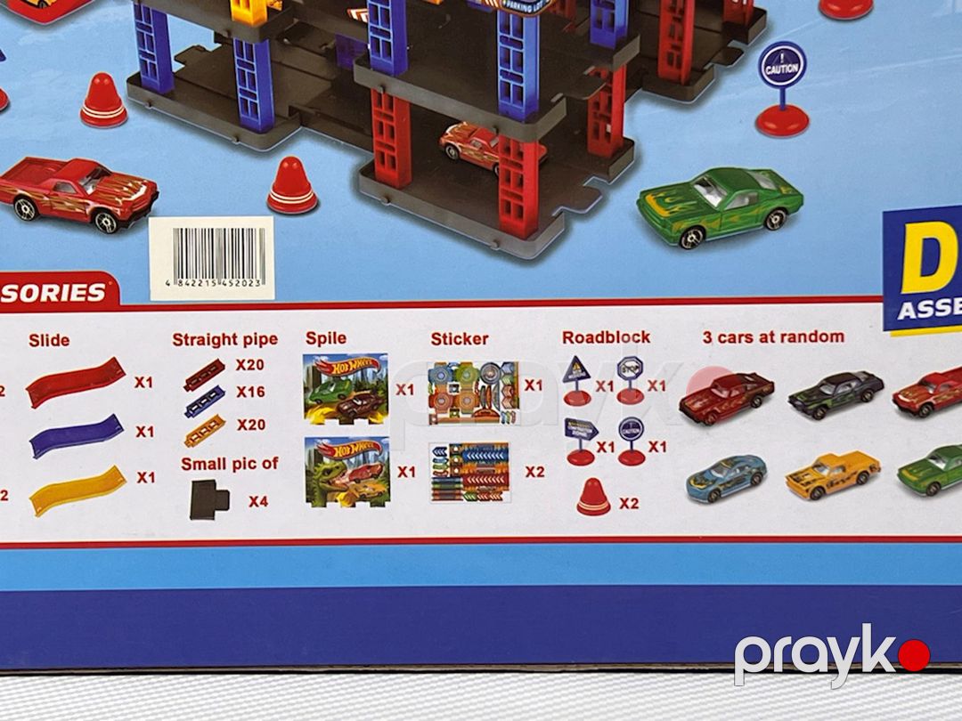 Oyun dəsti T876-6 Hot Wheels Racing Car, 111 hissə — Mallar, Bakı (3)