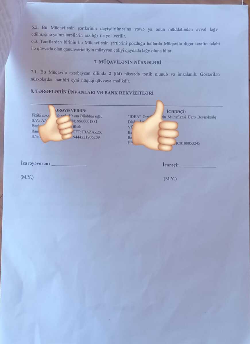 Hüquqi sənədlərin və müqavilələrin peşəkar hazırlanması — Hüquqi xidmətlər, Bakı (12)